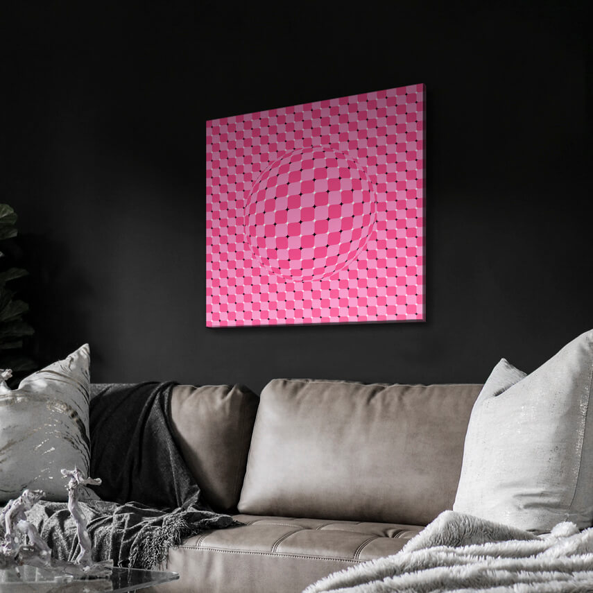 Tablou canvas Sfera Roz 3 - Pepanza.ro