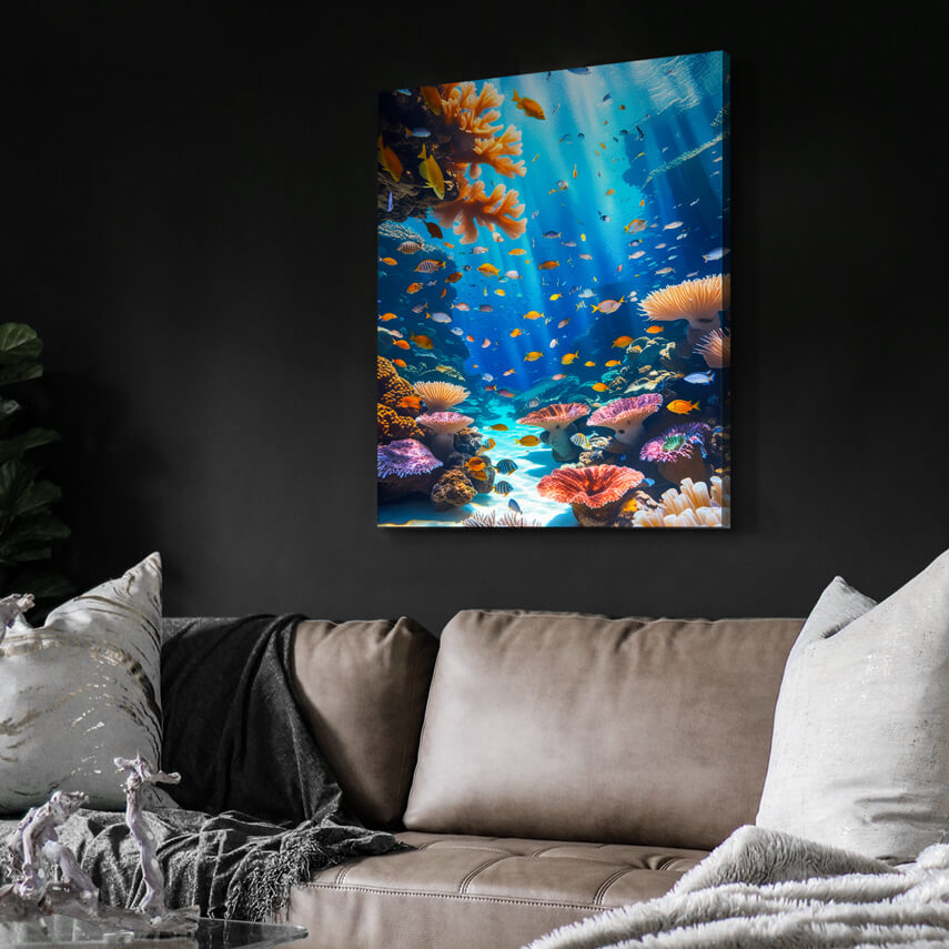 Tablou canvas Recif de Corali Vibrant 3 - Pepanza.ro