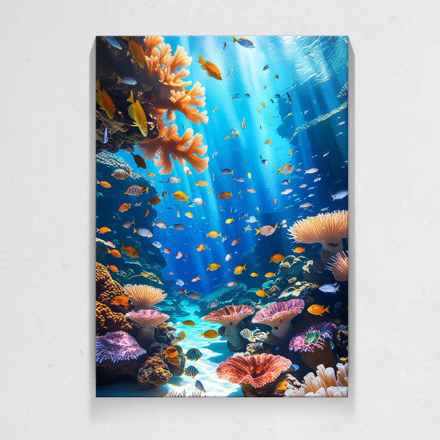 Tablou canvas Recif de Corali Vibrant- Pepanza.ro