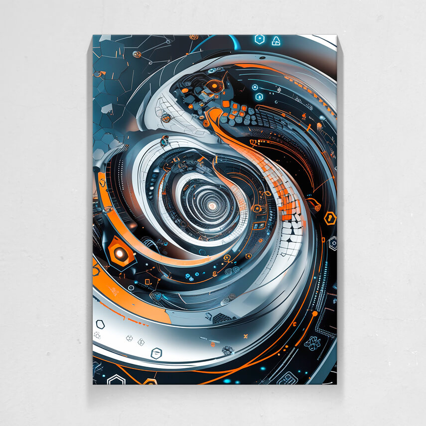 Tablou canvas Vortex Futuristic- Pepanza.ro