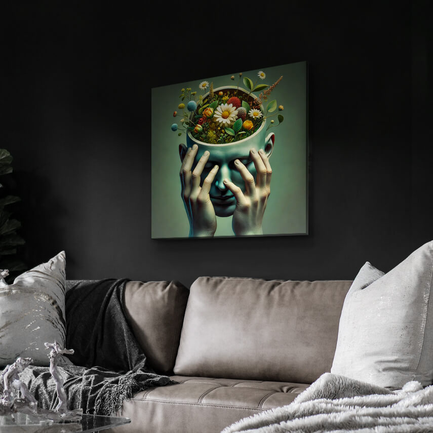 Tablou canvas Mintea in Flori 3 - Pepanza.ro