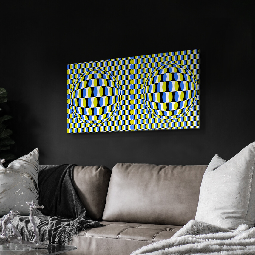 Tablou canvas Doua Sfere 3D 3 - Pepanza.ro