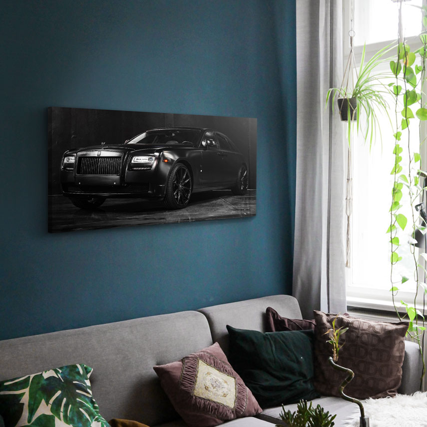 Tablou canvas Rolls Royce negru 2 - Pepanza.ro