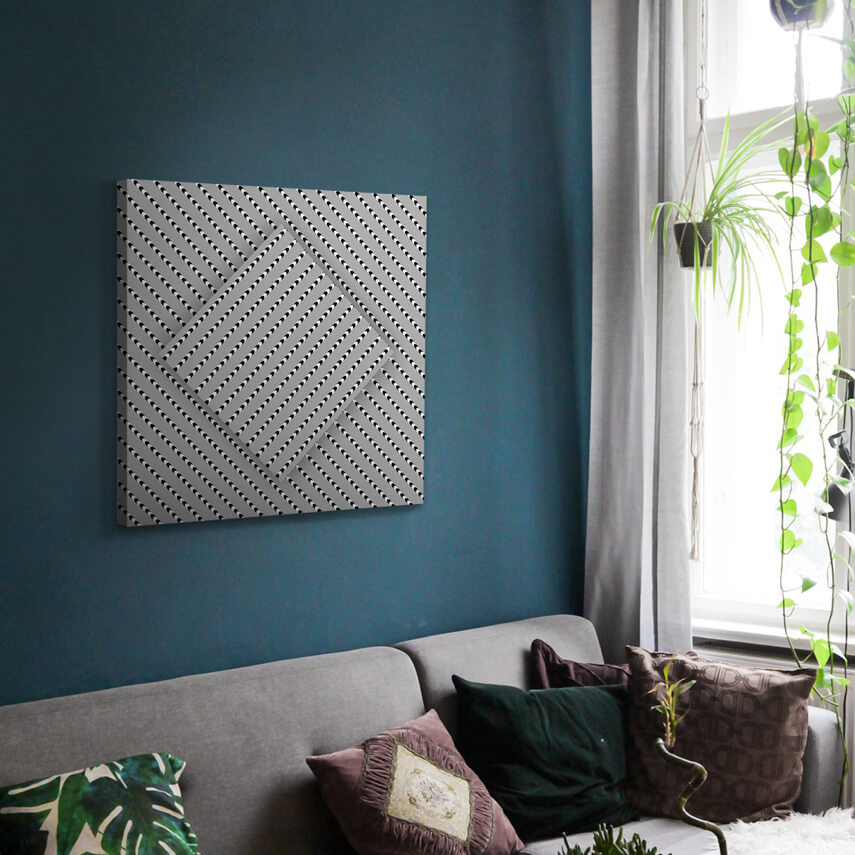 Tablou canvas Patrat in Miscare 2 - Pepanza.ro