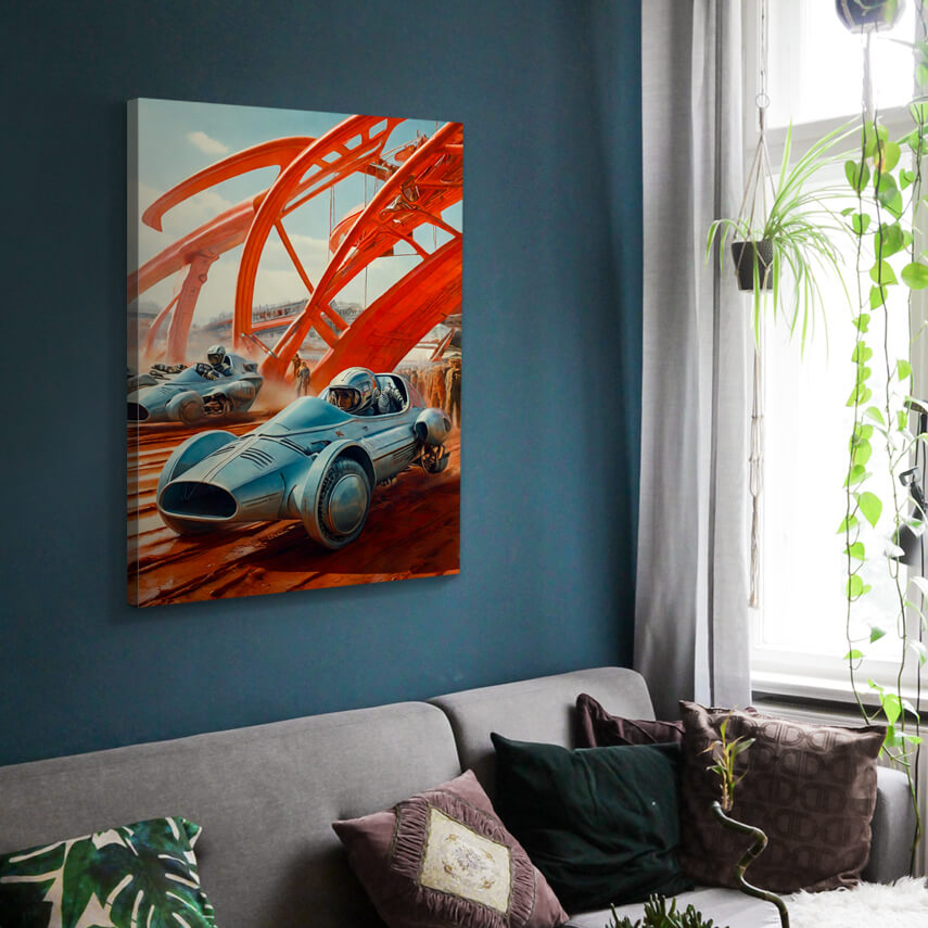 Tablou canvas Curse Retro-Futuriste 2 - Pepanza.ro
