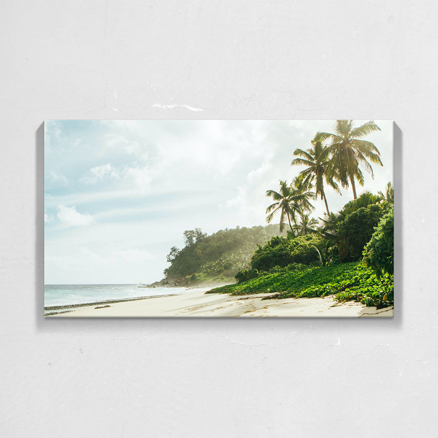 Tablou canvas Peisaj de vara pe plaja- Pepanza.ro