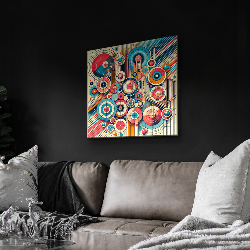 Tablou canvas Dinamica Geometrica 3 - Pepanza.ro