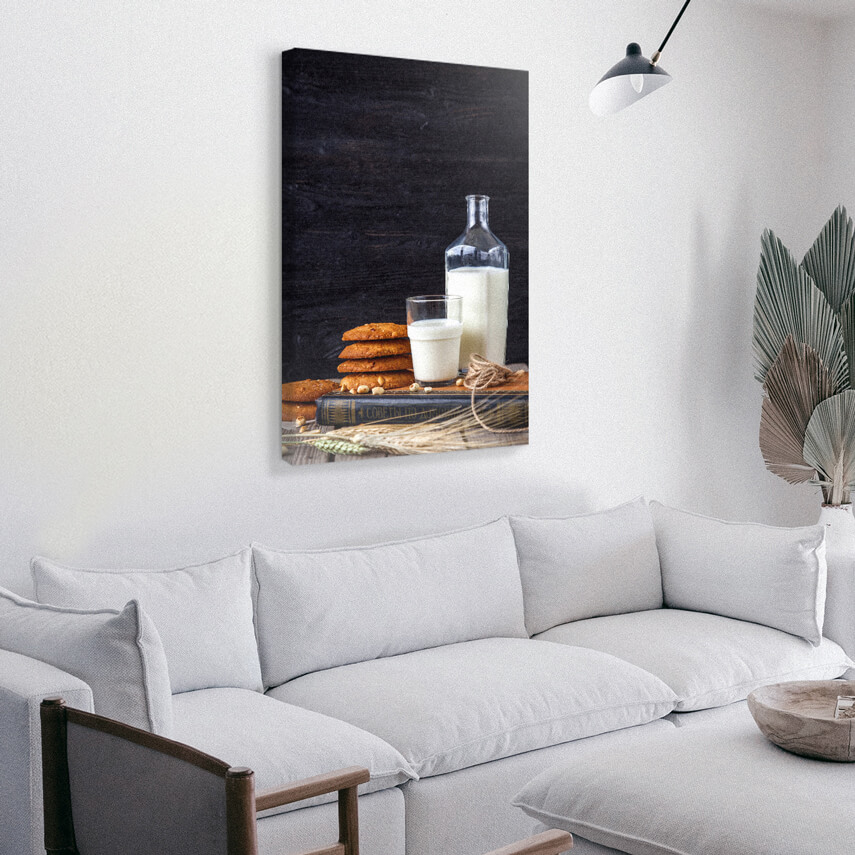 Tablou canvas Lapte si prajituri 3 - Pepanza.ro