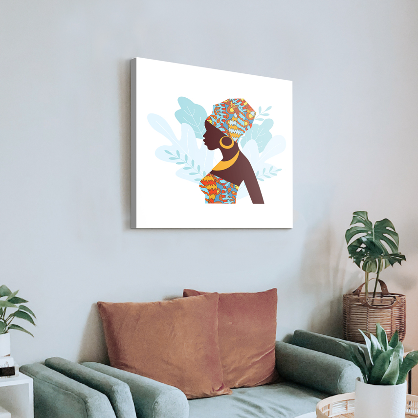Tablou canvas Woman s profile 3 - Pepanza.ro