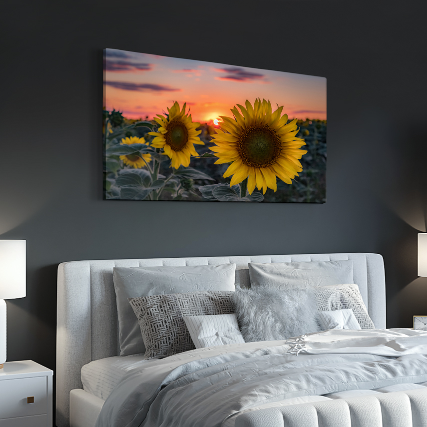 Tablou canvas Sunflower at sunset 2 - Pepanza.ro