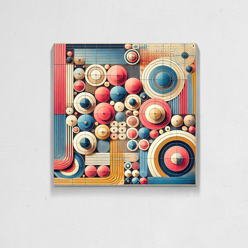 Tablou canvas Geometrie in Echilibru- Pepanza.ro