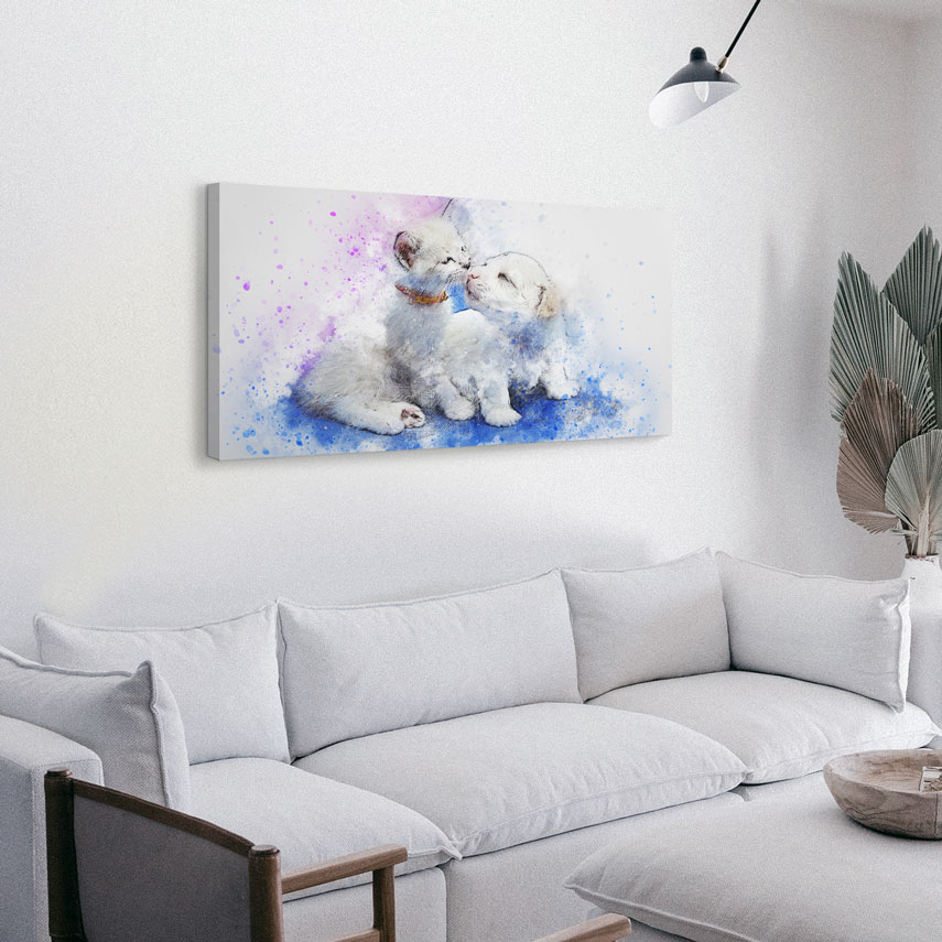 Tablou canvas Lovely pets 2 - Pepanza.ro