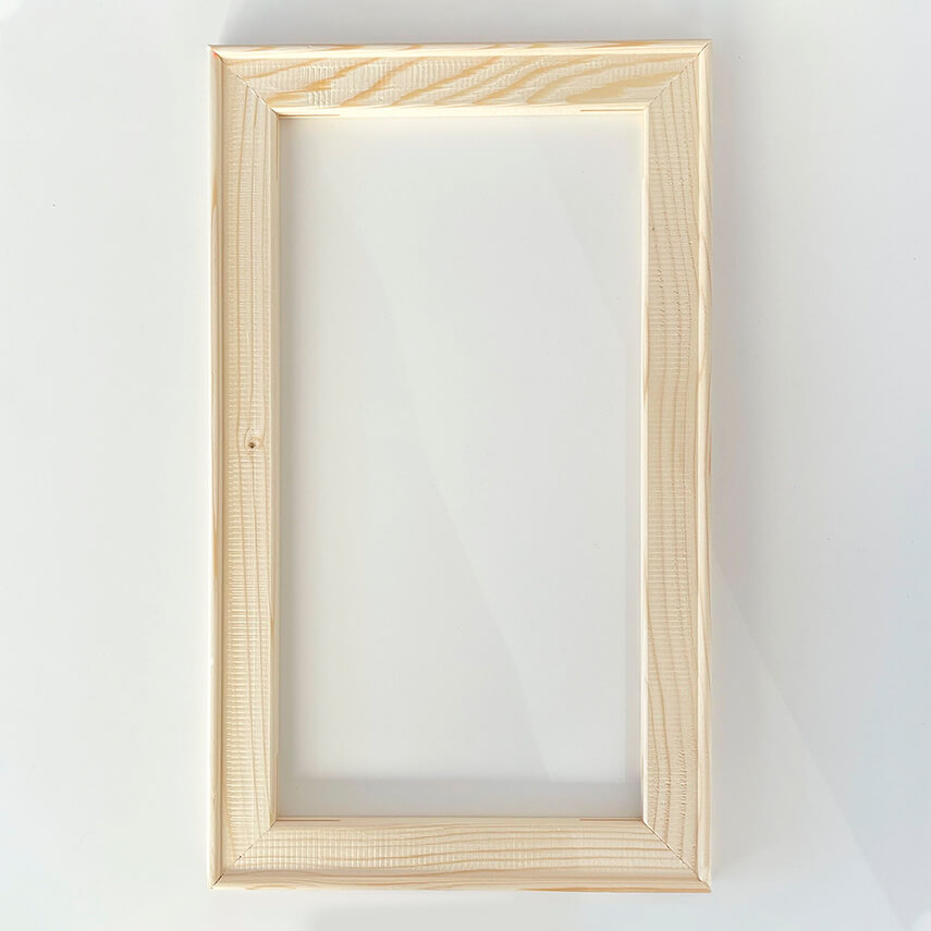 Sasiu din lemn pentru tablouri, fara panza – 140 x 140 cm 2 - Pepanza.ro
