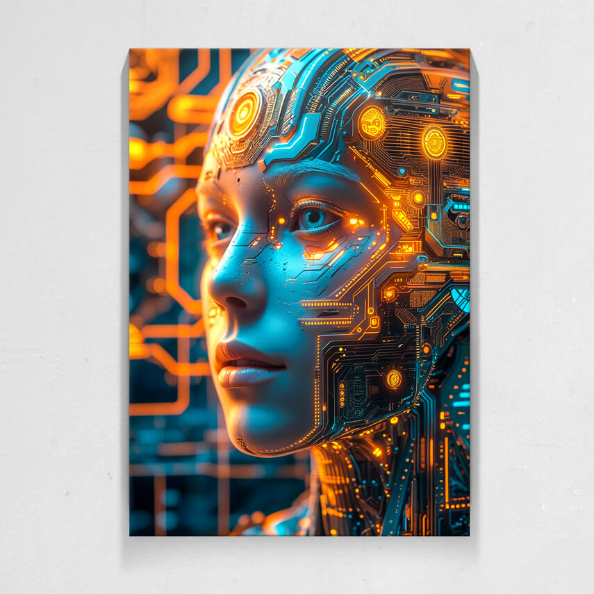 Tablou canvas Circuit Futuristic- Pepanza.ro