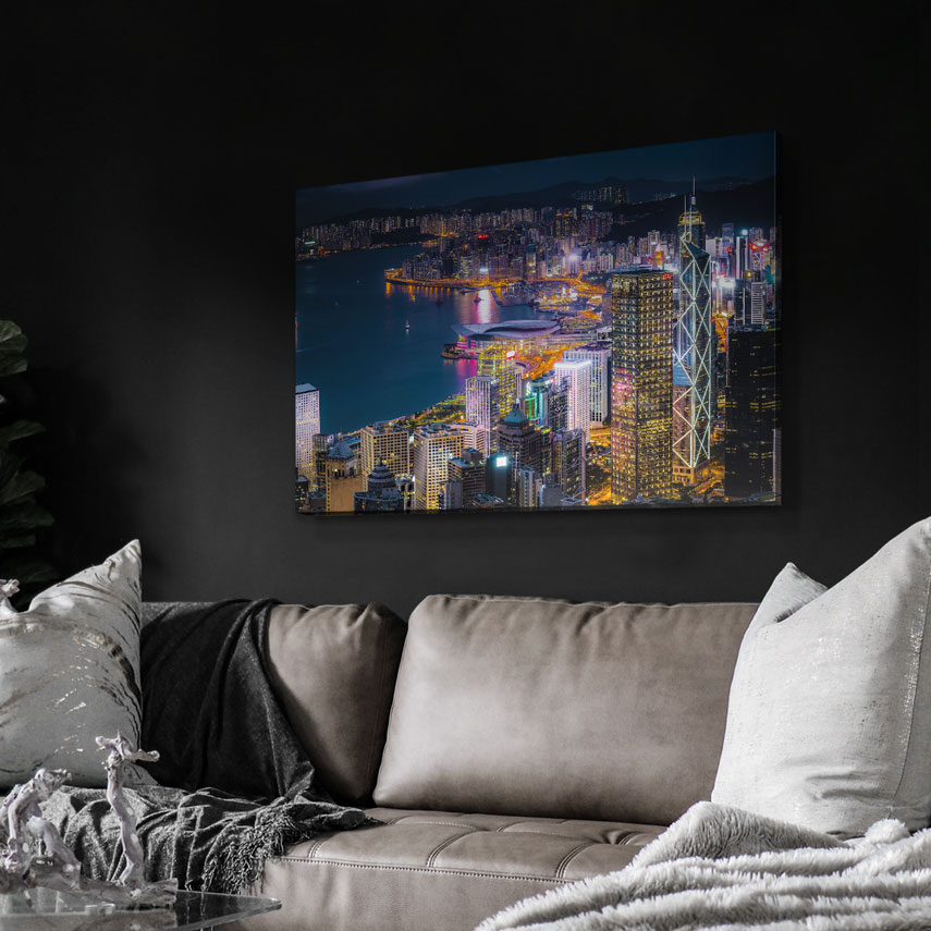Tablou canvas City night view 3 - Pepanza.ro