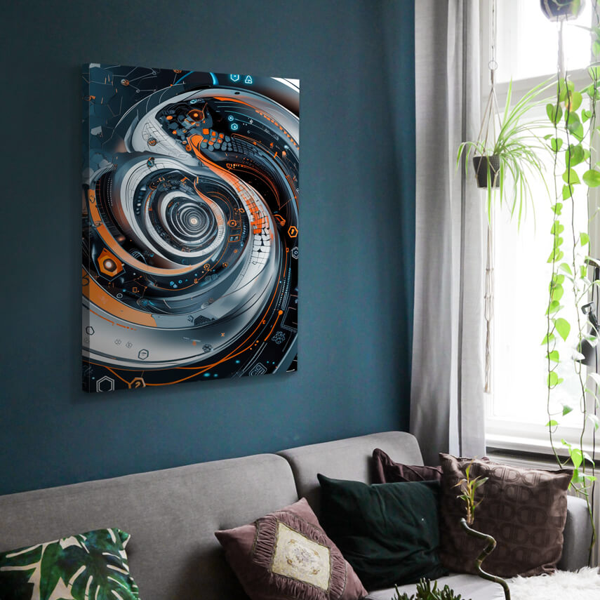 Tablou canvas Vortex Futuristic 2 - Pepanza.ro