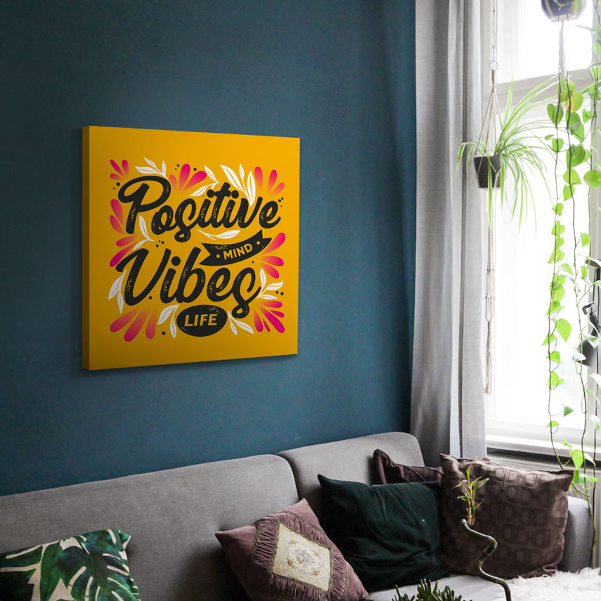Tablou canvas Positive vibes 3 - Pepanza.ro