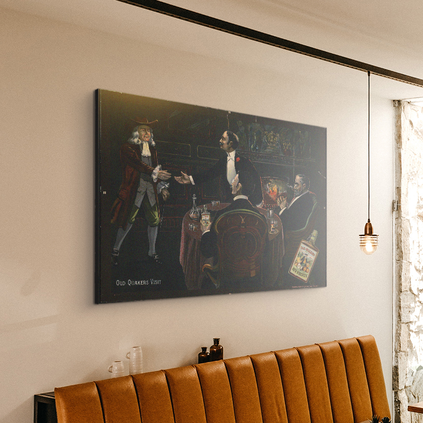 Tablou canvas Restaurant Discutii in miez de noapte 2 - Pepanza.ro