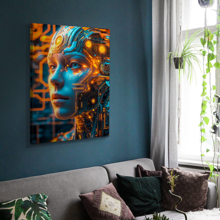 Tablou canvas Circuit Futuristic 2 - Pepanza.ro